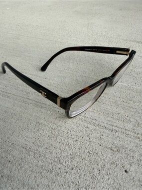 Chanel Eyeglasses Frame 3246-Q Tortoise Brown 53□17 140 Made in Italy